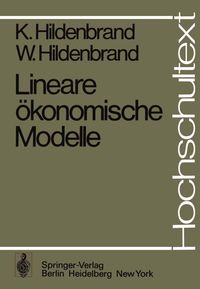 Produktbild: Lineare &ouml;konomische Modelle