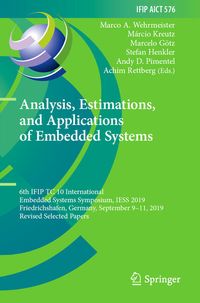 Produktbild: Analysis, Estimations, and Applications of Embedded Systems
