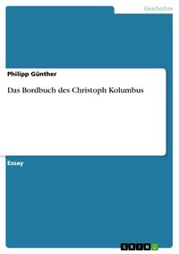 Produktbild: Das Bordbuch des Christoph Kolumbus