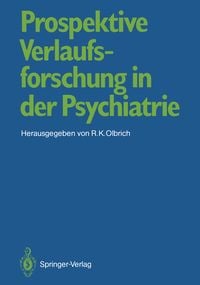 Produktbild: Prospektive Verlaufsforschung in der Psychiatrie