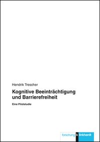 Produktbild: Kognitive Beeintr&auml;chtigung und Barrierefreiheit