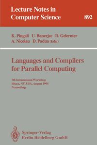 Produktbild: Languages and Compilers for Parallel Computing