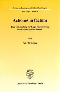Produktbild: Actiones in factum.