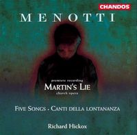 Produktbild: Tees Valley Boys'choir/Hickox: Martin's L&uuml;ge/5 Lieder F.Teno