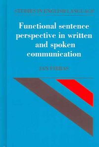 Produktbild: Functional Sentence Perspective in Written and Spoken Communication