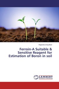 Produktbild: Ferroin-A Suitable & Sensitive Reagent for Estimation of Boron in soil