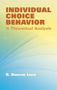 Produktbild: Individual Choice Behavior