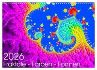Produktbild: Fraktale - Farben - Formen 2026 (Wandkalender 2026 DIN A3 quer), CALVENDO Monatskalender