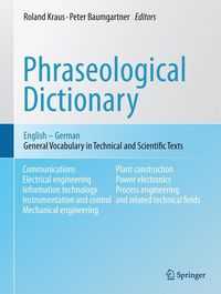 Produktbild: Phraseological Dictionary English - German