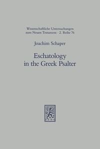 Produktbild: Eschatology in the Greek Psalter