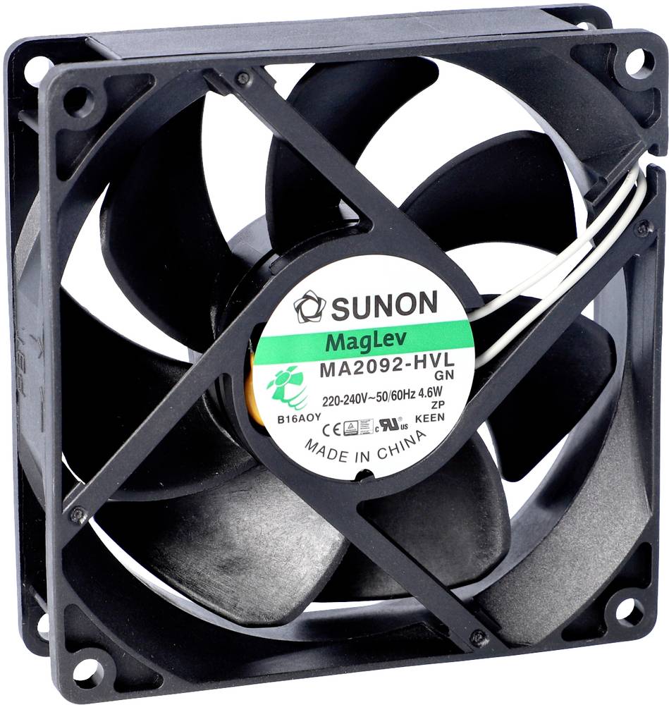 Produktbild: Sunon CF2092HVL-1000U-999 Axiall&uuml;fter 230 V/AC 88.32 m&sup3;/h (L x B x H) 25 x 92 x 92mm