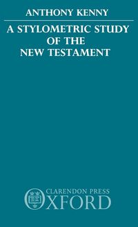 Produktbild: A Stylometric Study of the New Testament