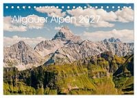 Produktbild: Allg&auml;uer Alpen 2027 (Tischkalender 2027 DIN A5 quer), CALVENDO Monatskalender