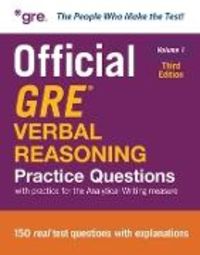 Produktbild: Official Gre Verbal Reasoning Prac Quests Vol 1