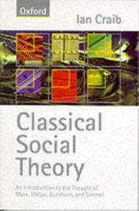 Produktbild: Craib, I: Classical Social Theory