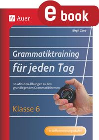 Produktbild: Grammatiktraining f&uuml;r jeden Tag Klasse 6