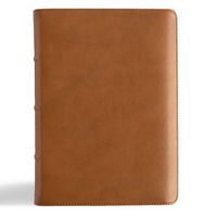 Produktbild: CSB He Reads Truth Bible, Holman Handcrafted Collection, Saddle Brown Premium Calfskin