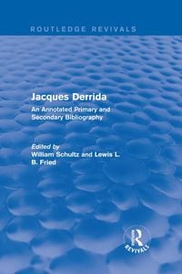Produktbild: Jacques Derrida (Routledge Revivals)