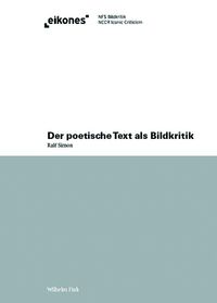 Produktbild: Der poetische Text als Bildkritik