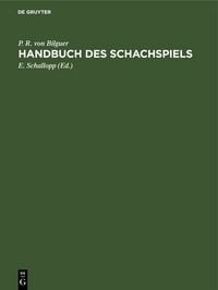 Produktbild: Handbuch des Schachspiels