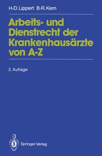 Produktbild: Arbeits- und Dienstrecht der Krankenhaus&auml;rzte von A&mdash;Z