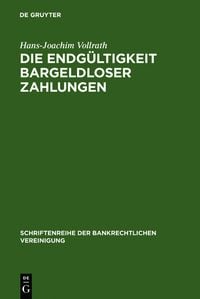 Produktbild: Die Endg&uuml;ltigkeit bargeldloser Zahlungen