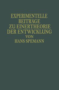 Produktbild: Experimentelle Beitr&auml;ge zu Einer Theorie der Entwicklung