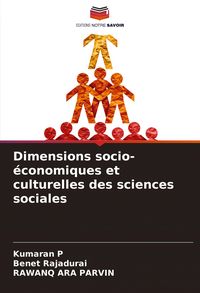Produktbild: Dimensions socio-&eacute;conomiques et culturelles des sciences sociales