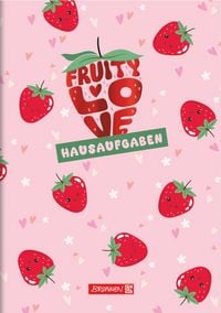 Produktbild: Brunnen Aufgabenheft A5 48Bl. Fruity Love