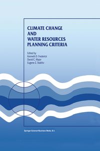 Produktbild: Climate Change and Water Resources Planning Criteria