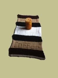 Produktbild: Strickanleitung Tischdecke / L&auml;ufer Coffee