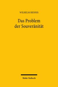 Produktbild: Das Problem der Souver&auml;nit&auml;t