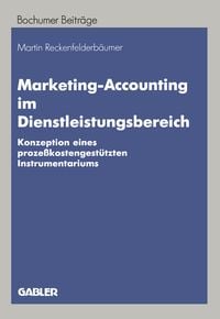 Produktbild: Marketing-Accounting im Dienstleistungsbereich