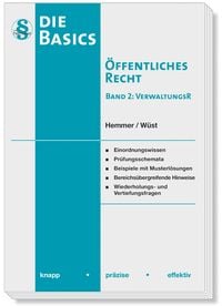 Produktbild: Die Basics - &Ouml;ffentliches Recht Band II - Verwaltungsrecht