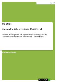 Produktbild: Gesundheitsbewusstsein Post-Covid