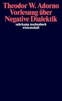 Produktbild: Vorlesung &uuml;ber Negative Dialektik