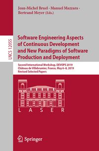 Produktbild: Software Engineering Aspects of Continuous Development and New Paradigms of Software Production and Deployment