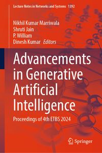 Produktbild: Advancements in Generative Artificial Intelligence