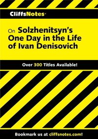 Produktbild: CliffsNotes on Solzhenitsyn's One Day in the Life of Ivan Denisovich