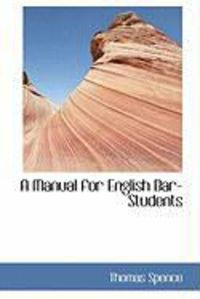 Produktbild: A Manual for English Bar-Students