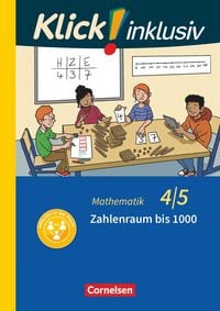 Produktbild: Klick! inklusiv - Mathematik, Grundschule / F&ouml;rderschule - Themenhefte f&uuml;r Lernende mit F&ouml;rderbedarf - 4./5. Schuljahr
