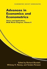 Produktbild: Advances in Economics and Econometrics