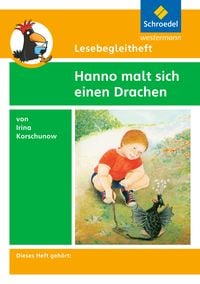 Produktbild: Lesebegleitheft zum Titel Hanno malt sich einen Drachen von Irina Korschunow