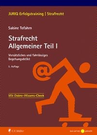 'Strafrecht Allgemeiner Teil I' Von 'Sabine Tofahrn' - Buch - '978-3 ...