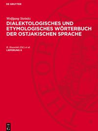 Produktbild: Dialektologisches und etymologisches W&ouml;rterbuch der ostjakischen Sprache. Lieferung 8