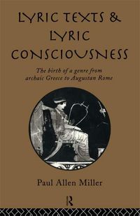 Produktbild: Lyric Texts and Lyric Consciousness