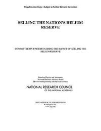 Produktbild: Selling the Nation's Helium Reserve