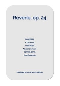 Produktbild: Reverie, op. 24 by A. Glazunov