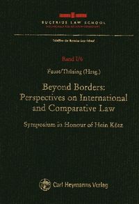 Produktbild: Beyond Borders: Perspectives on International and Comparative Law