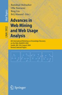 Produktbild: Advances in Web Mining and Web Usage Analysis